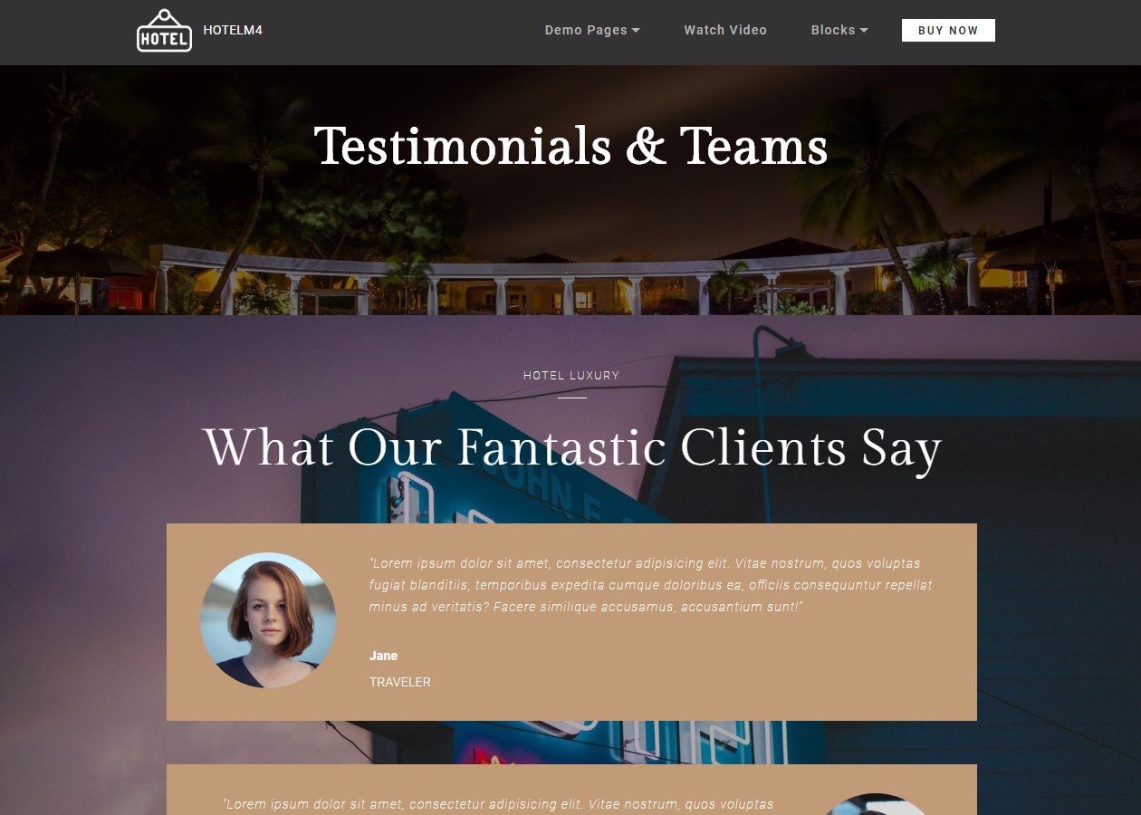 Hotel Website